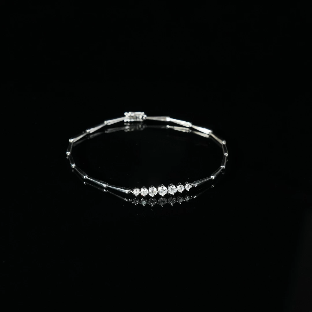 【一菲臻选】钻石手链-18K金-LY15|BZS3