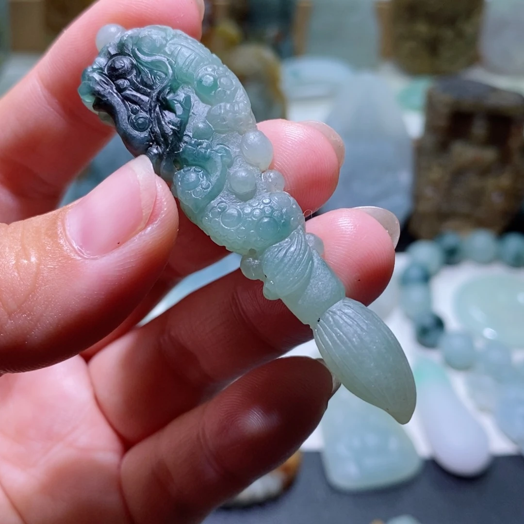 定制翡翠未镶嵌毛货