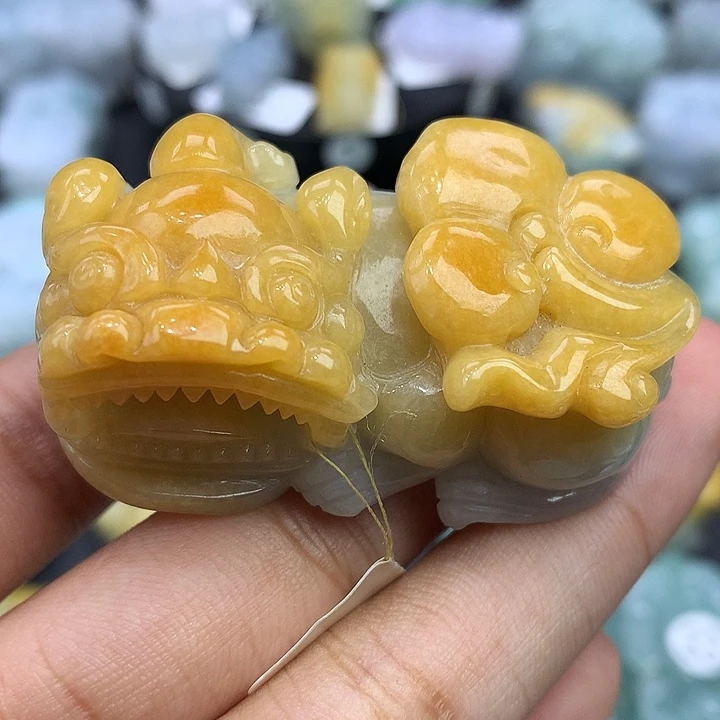 翡翠未镶嵌颈饰天然缅甸翡翠