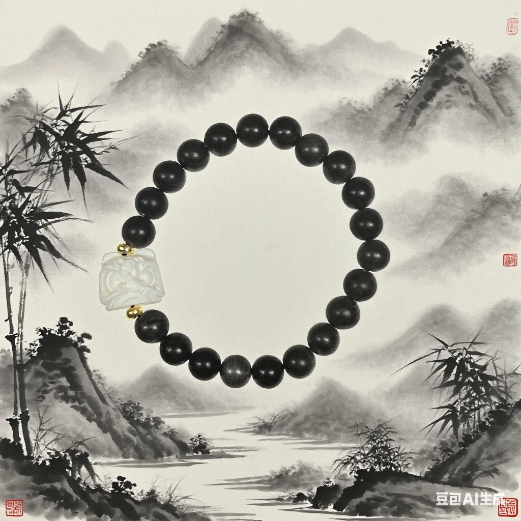 千禧文创DIY福利花梨单圈手串（发其一）