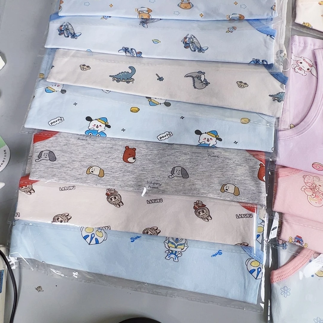 工字型儿童背心纯棉背心男童女童