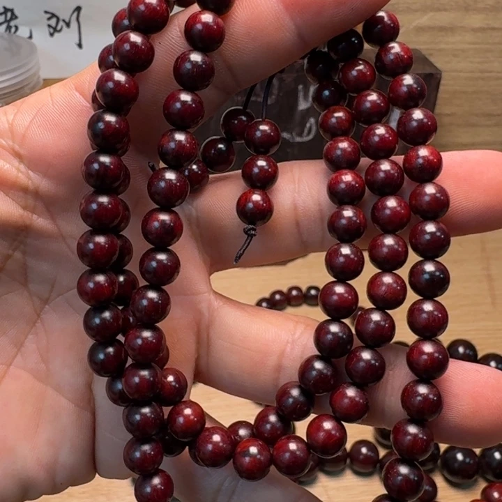 印度小叶紫檀老料0.8的108颗