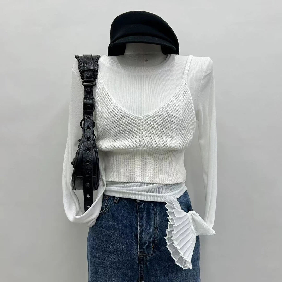 春季上线俩件套针织上衣CC092