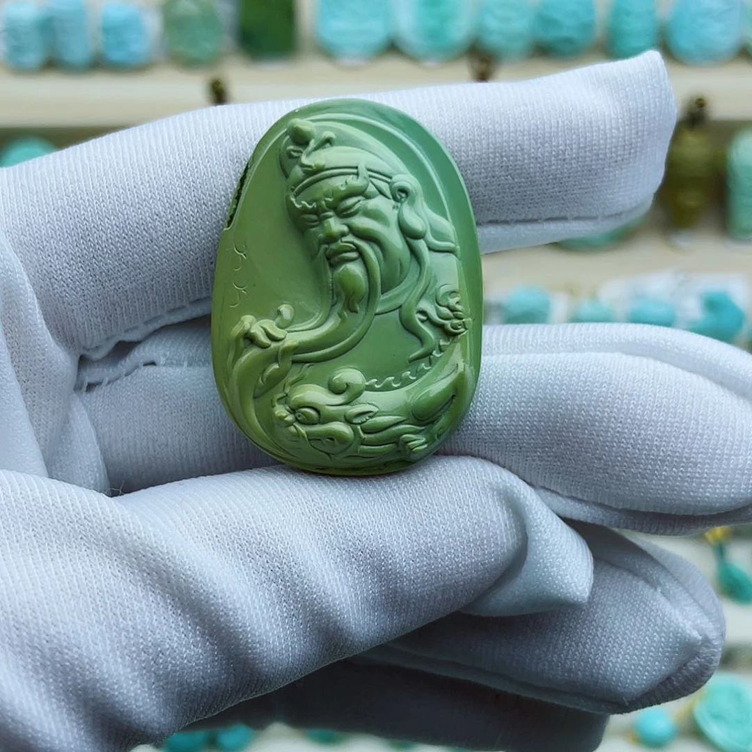 未镶嵌绿松石珠宝半成品