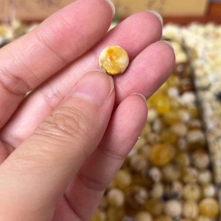 蜜蜡未镶嵌裸石10.1mm一个