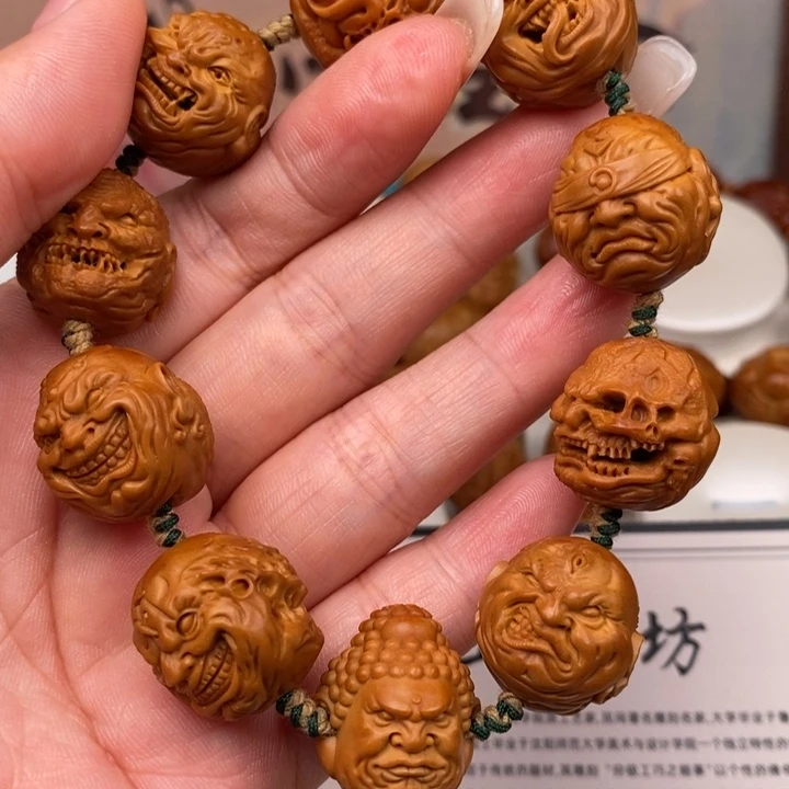 橄榄核手串/手链雕刻