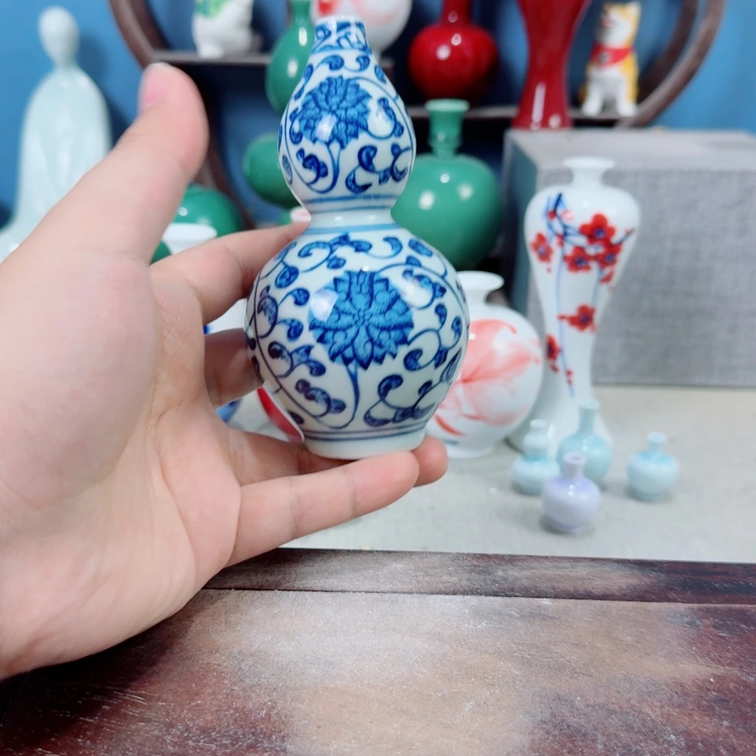 陶瓷手工小花器摆件