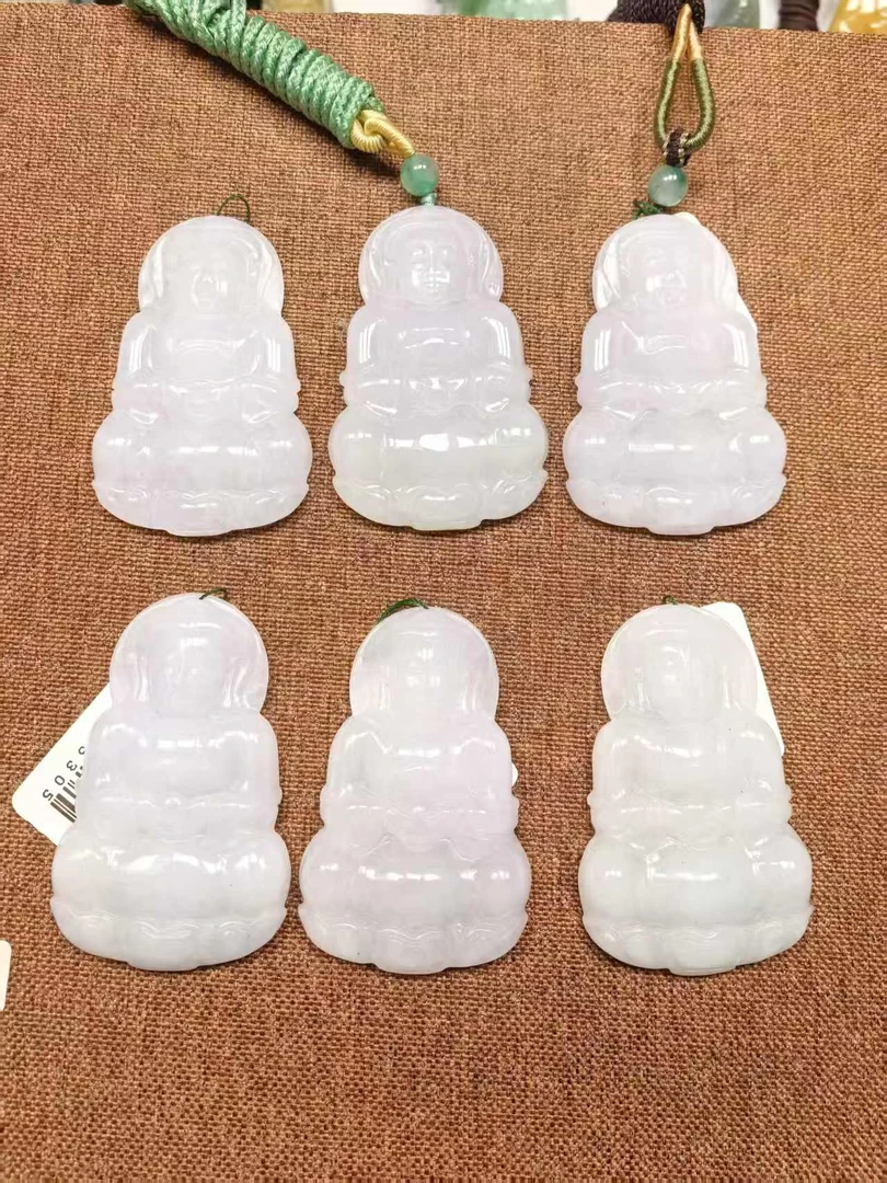 天然缅甸A货翡翠（观音）多样性发其一（一个月无理由鉴赏期）