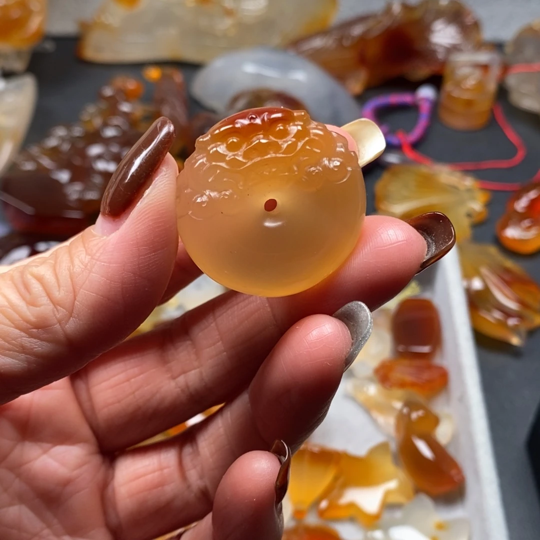 玛瑙/玉髓未镶嵌颈饰