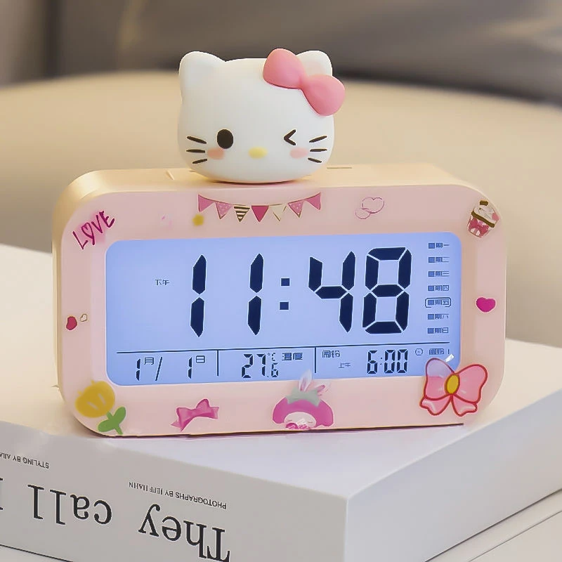 闹钟学生专用闹铃起床神器电子时钟儿童男女孩用计时钟表强力叫醒