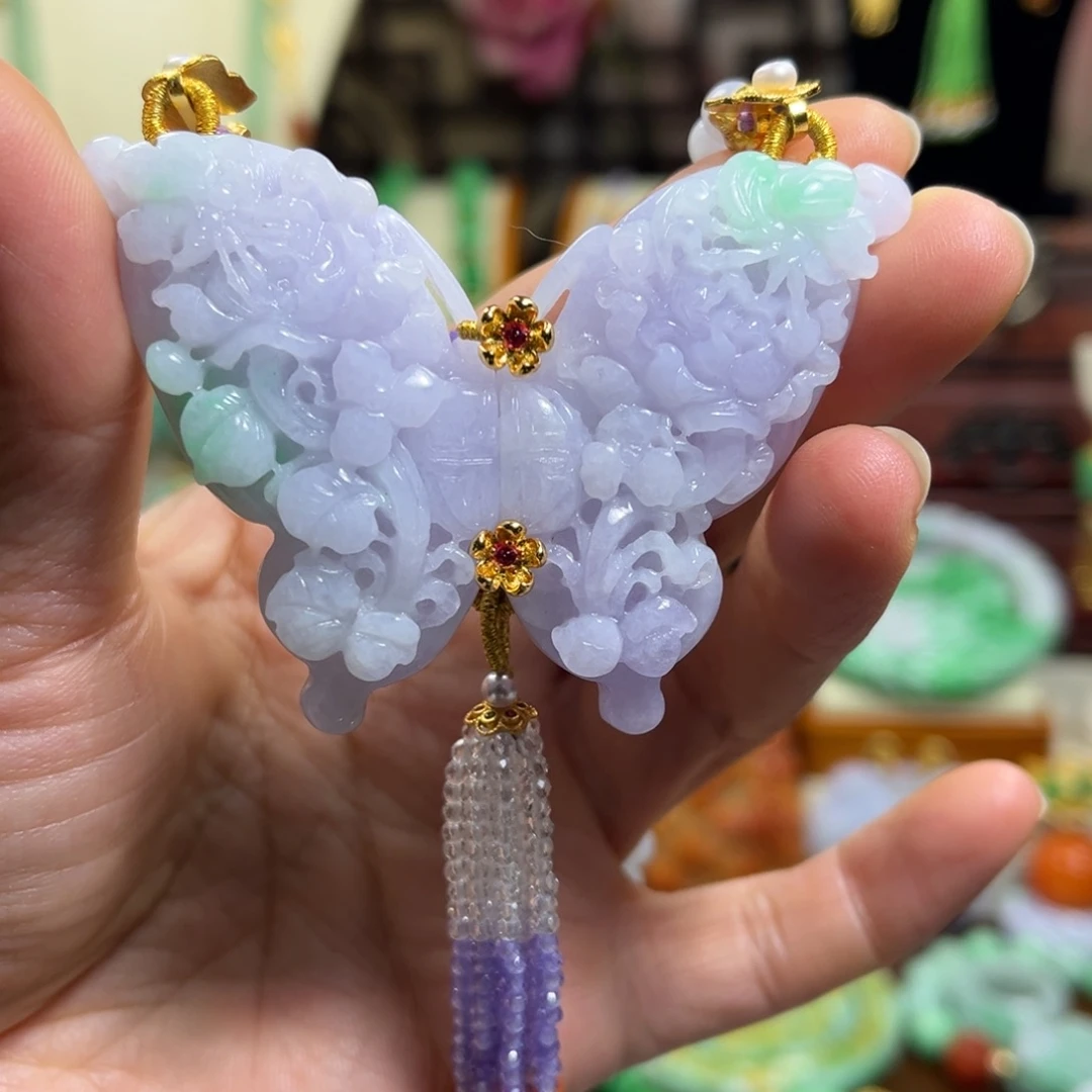 翡翠未镶嵌颈饰天然翡翠