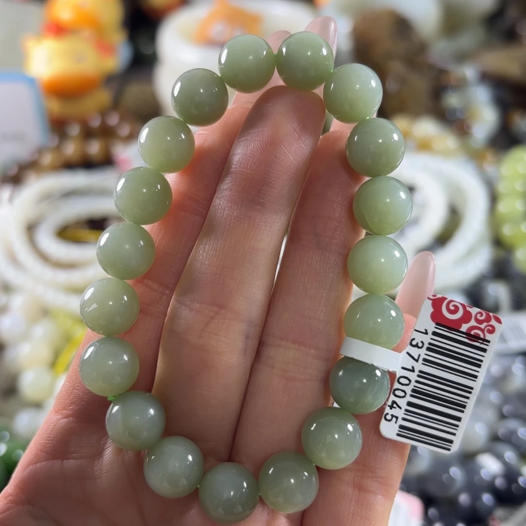 和田玉未镶嵌手串20