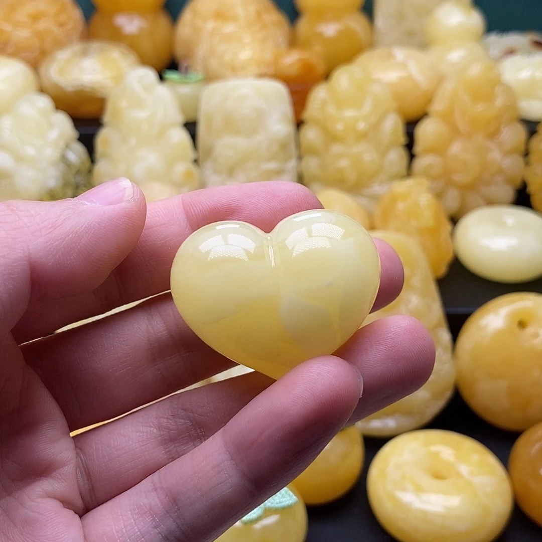 琥珀颈饰未镶嵌琥珀蜜蜡吊坠