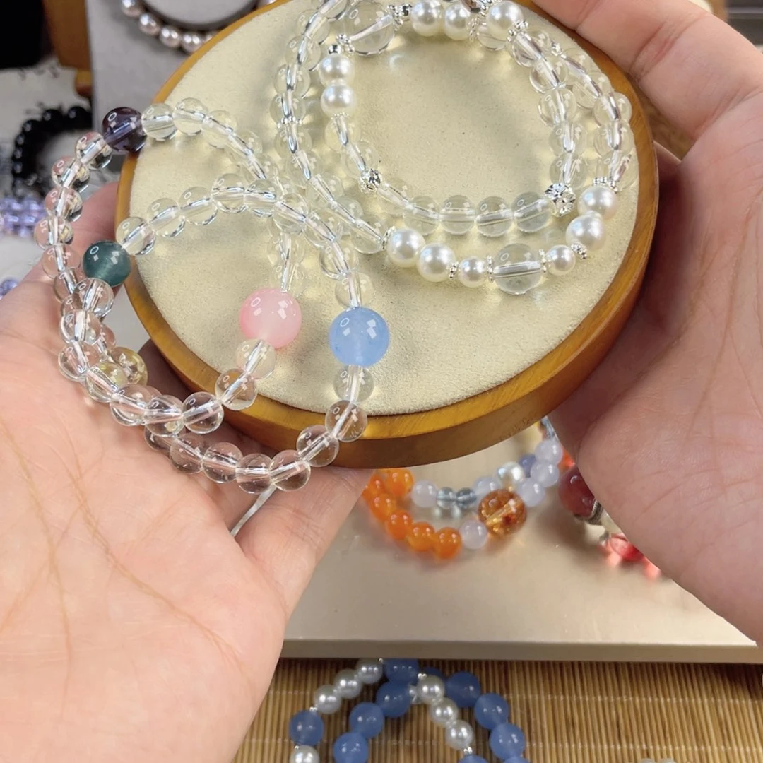 针钠钙石手饰银S925镀金镶嵌