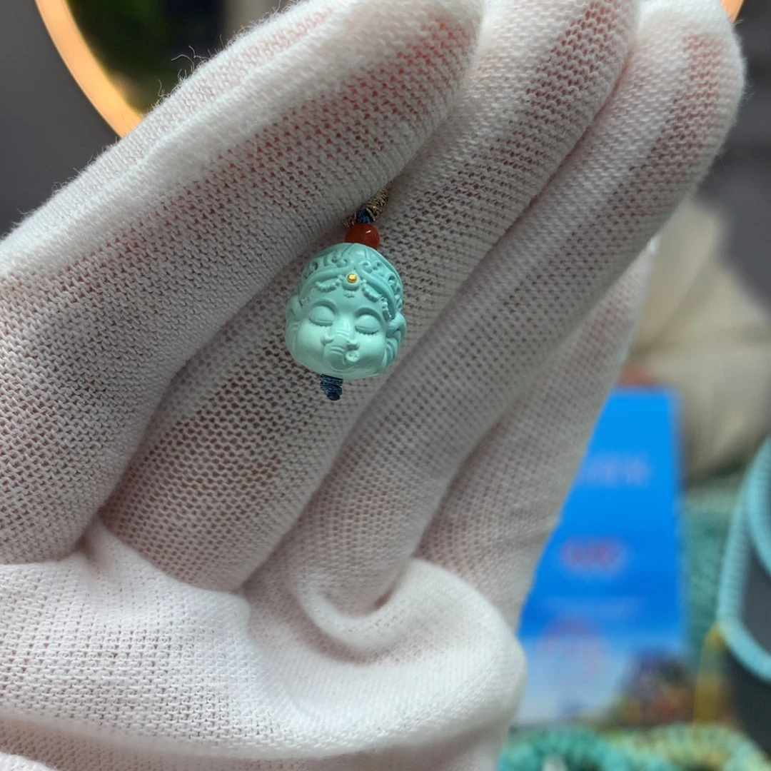 绿松石挂件未镶嵌