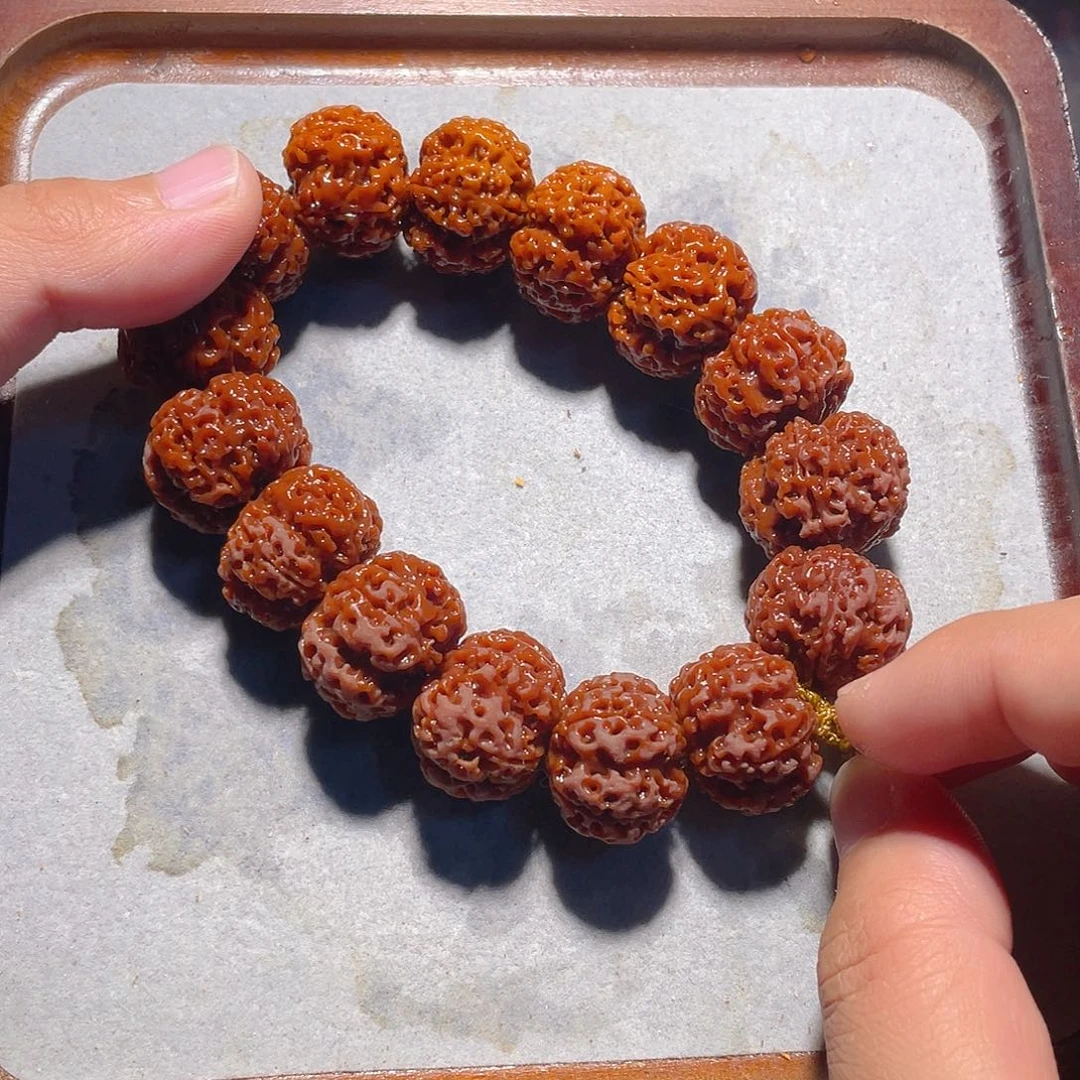 手串金刚菩提24mm蜂窝梅花