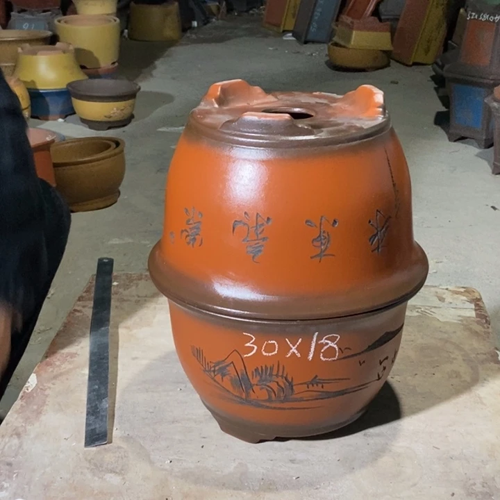 紫砂花盆紫砂紫砂