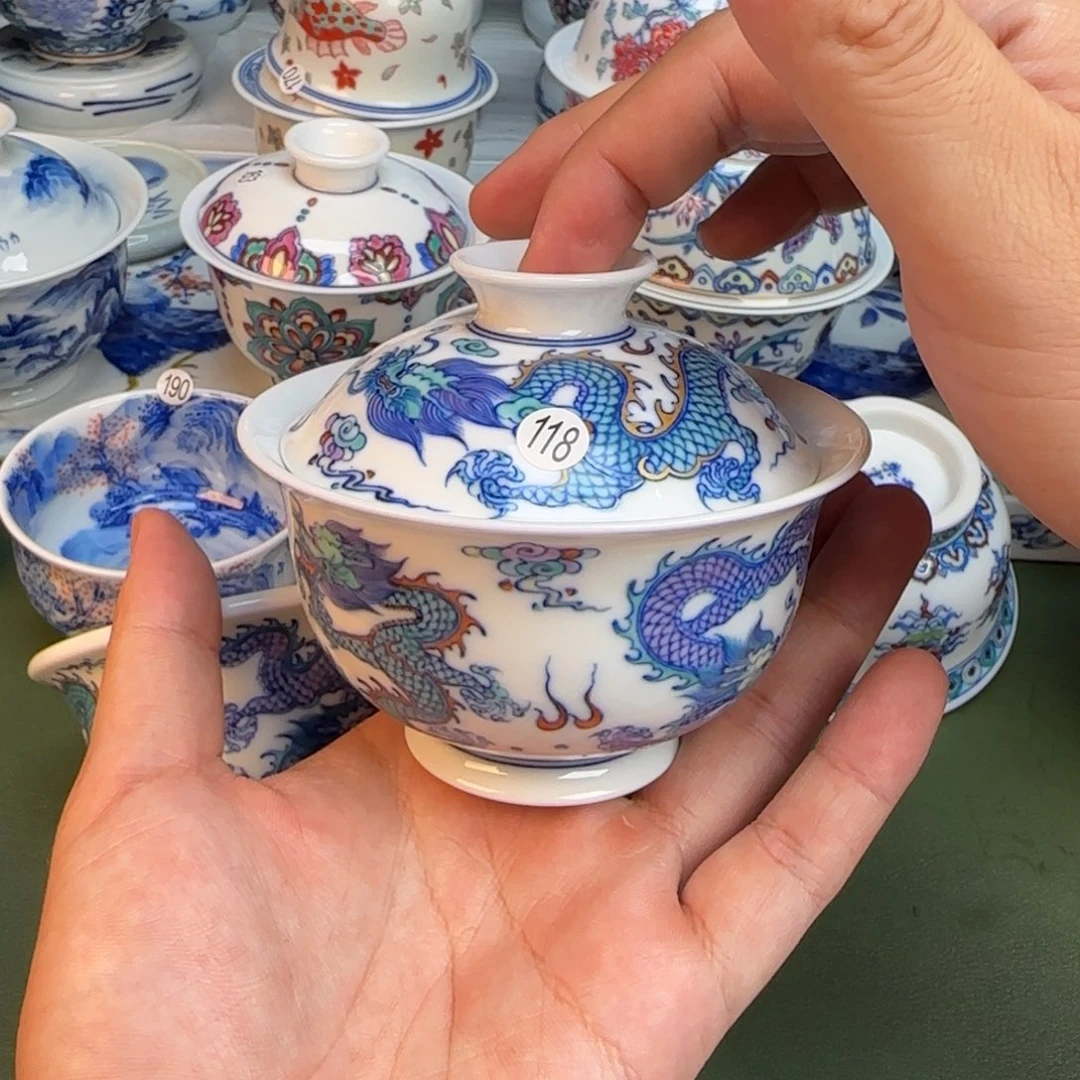 彦祖纯手工手绘茶具118