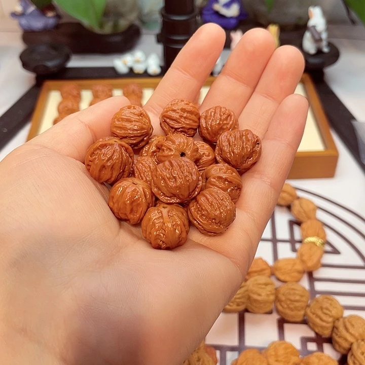 文玩核桃手串紫*吻