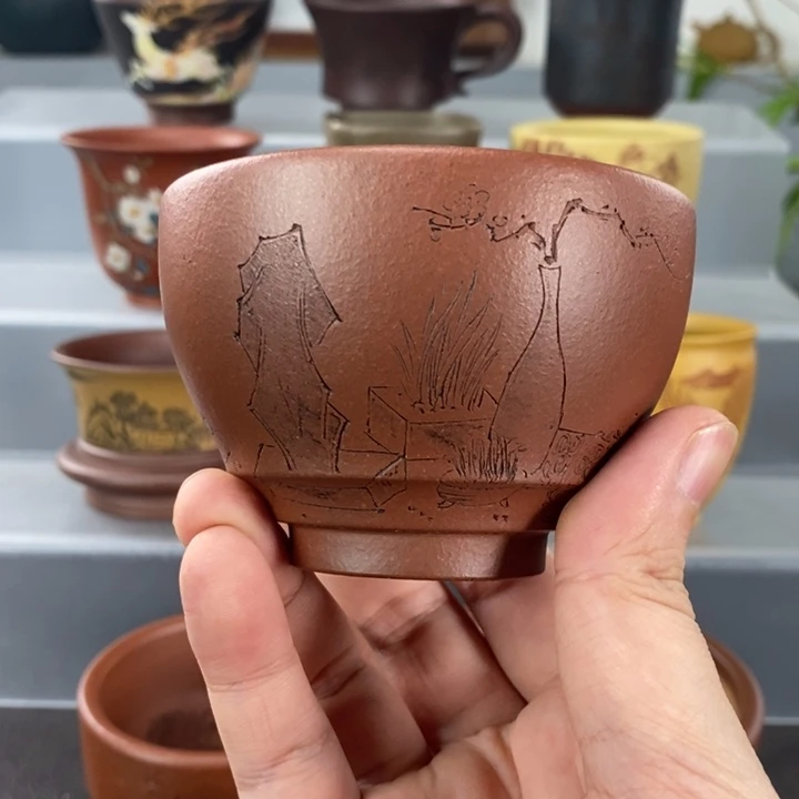 宜兴紫砂手工紫砂主人杯