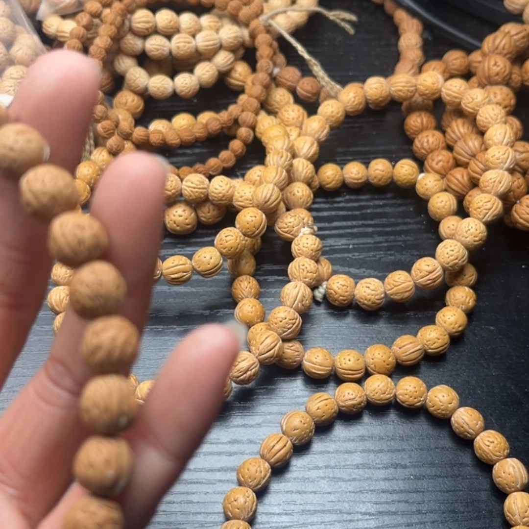 大***顺手串文玩核桃小桃核散籽批发