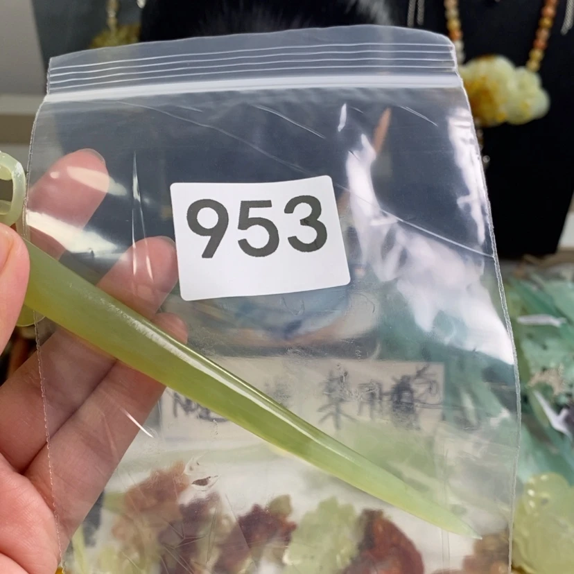 【闪购商品】岫玉发饰未镶嵌芳*