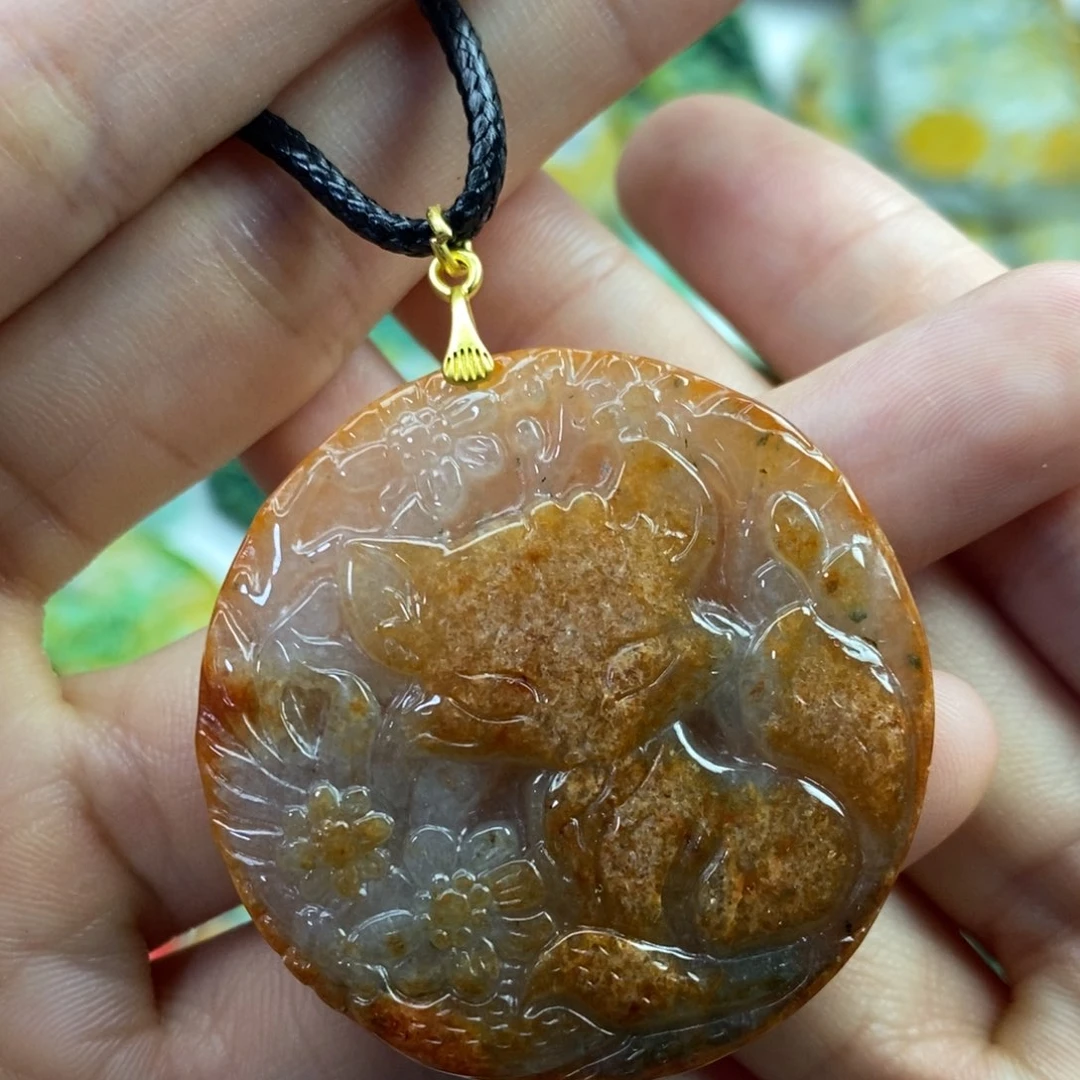 翡翠未镶嵌颈饰吊坠
