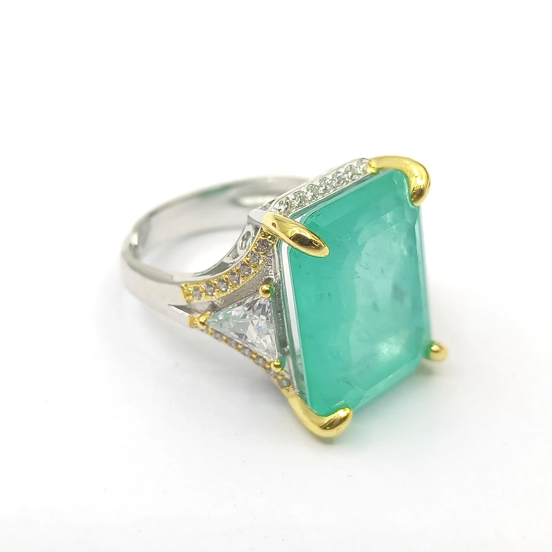 925银合成锆石戒指 J5YK-34819 戒指欧美轻奢气质时尚百搭