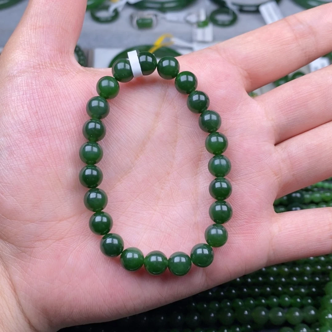 未镶嵌手串和田玉（碧玉）大*姐