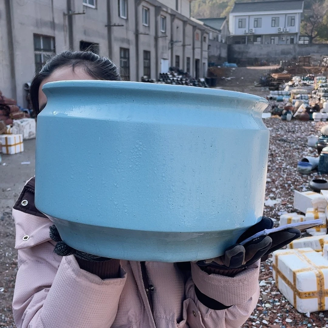 红陶王嫂花盆0216-871