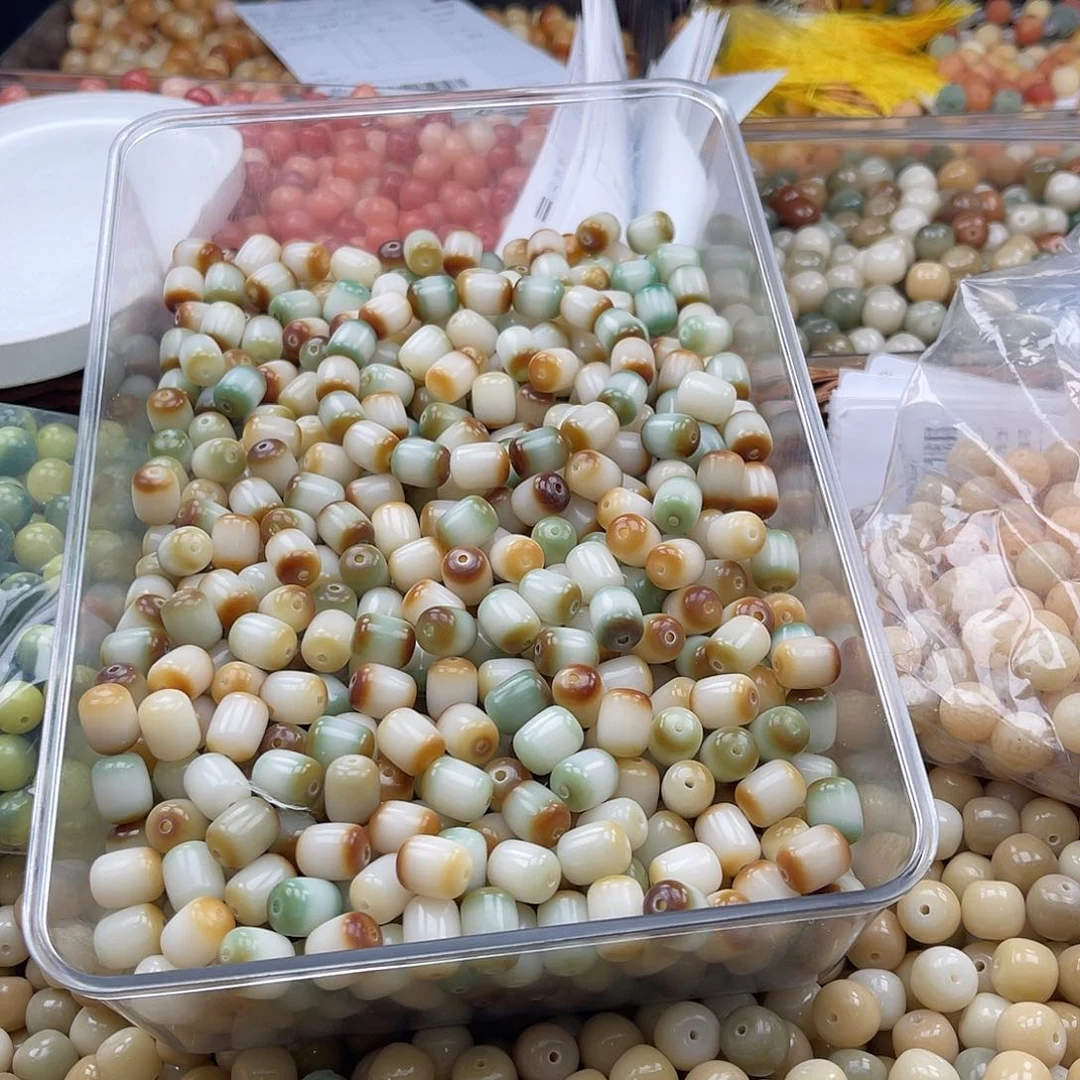 白玉菩提吊坠c10mm/50+10颗