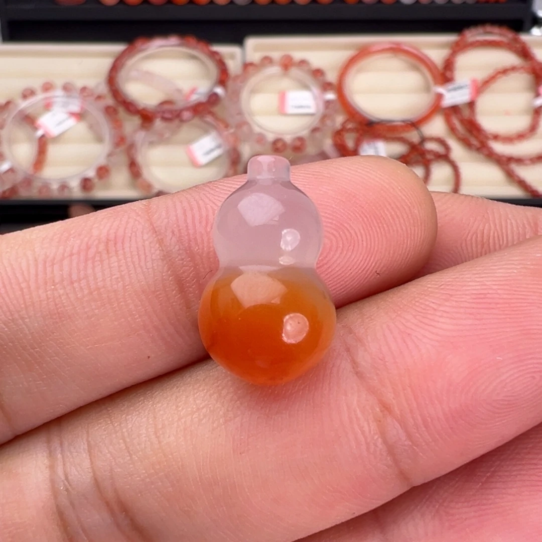 未镶嵌川料南红玛瑙胖葫芦