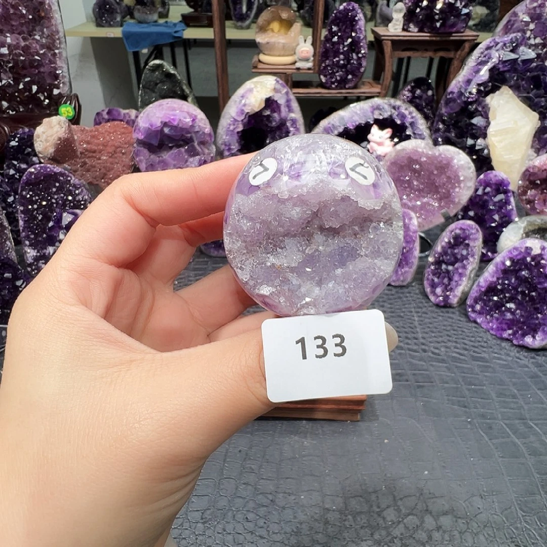 珠宝半成品未镶嵌紫晶