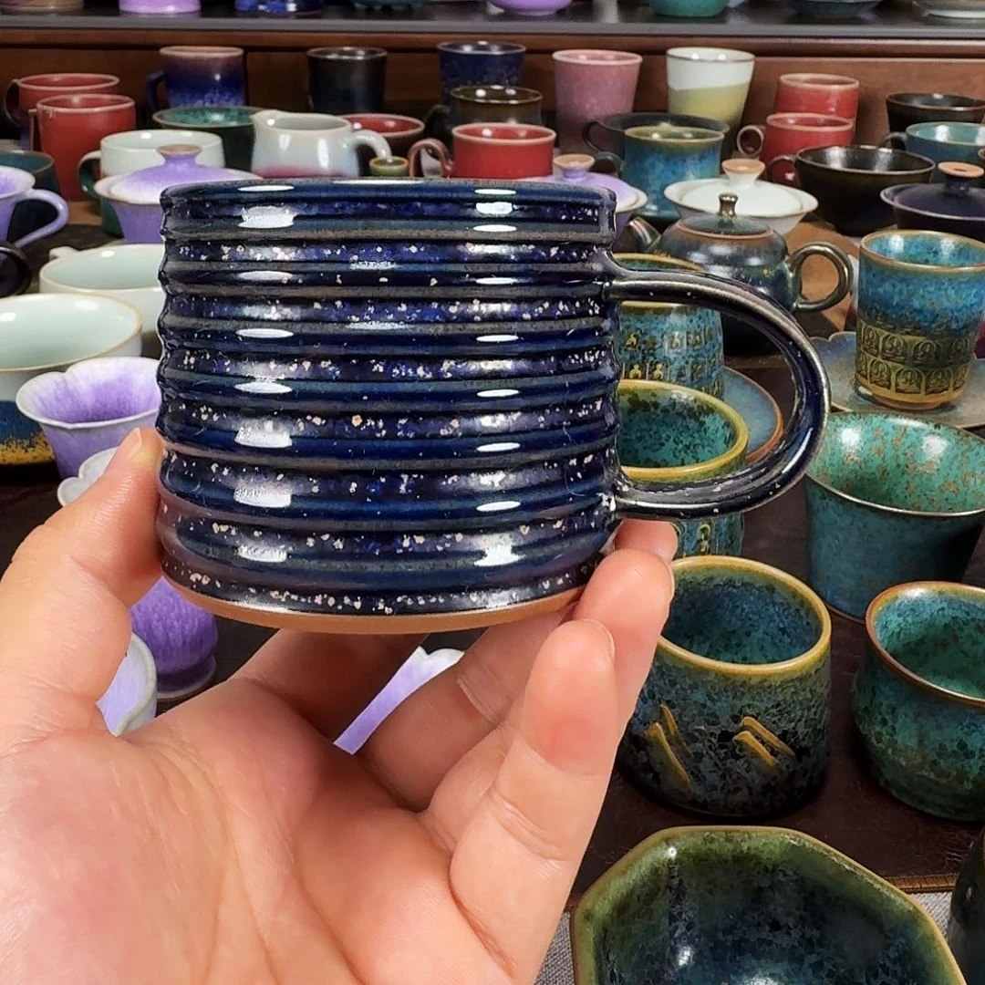 星空釉马克杯咖啡杯