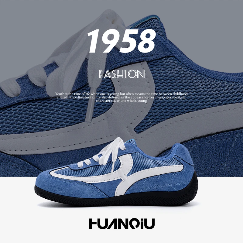 环球隐形内增高板鞋2025秋季新款男士时尚百搭潮鞋平底休闲德训鞋