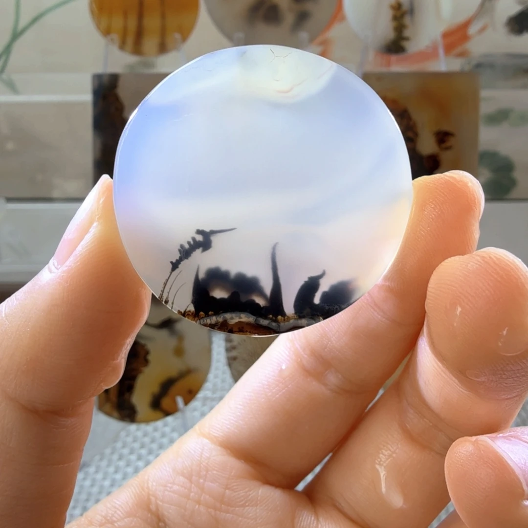 玛瑙/玉髓未镶嵌吊坠(不含链)43