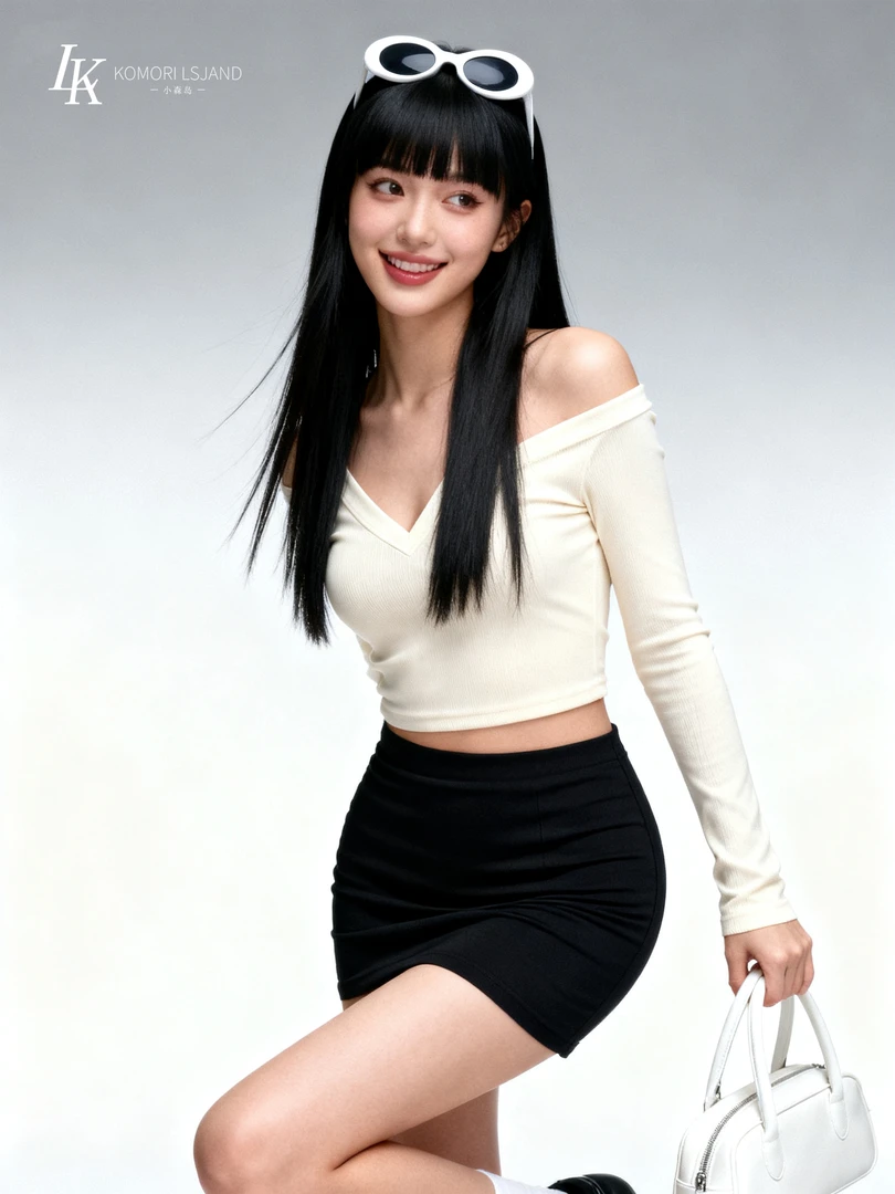 LK【夏季辣妹必备】2025高腰显高防走光短裙LK001