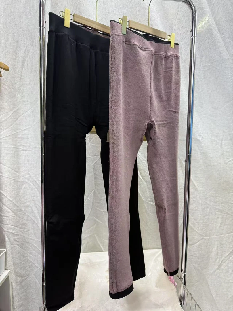 现货特价反季高腰加肥棉裤【内里绒颜色随机】