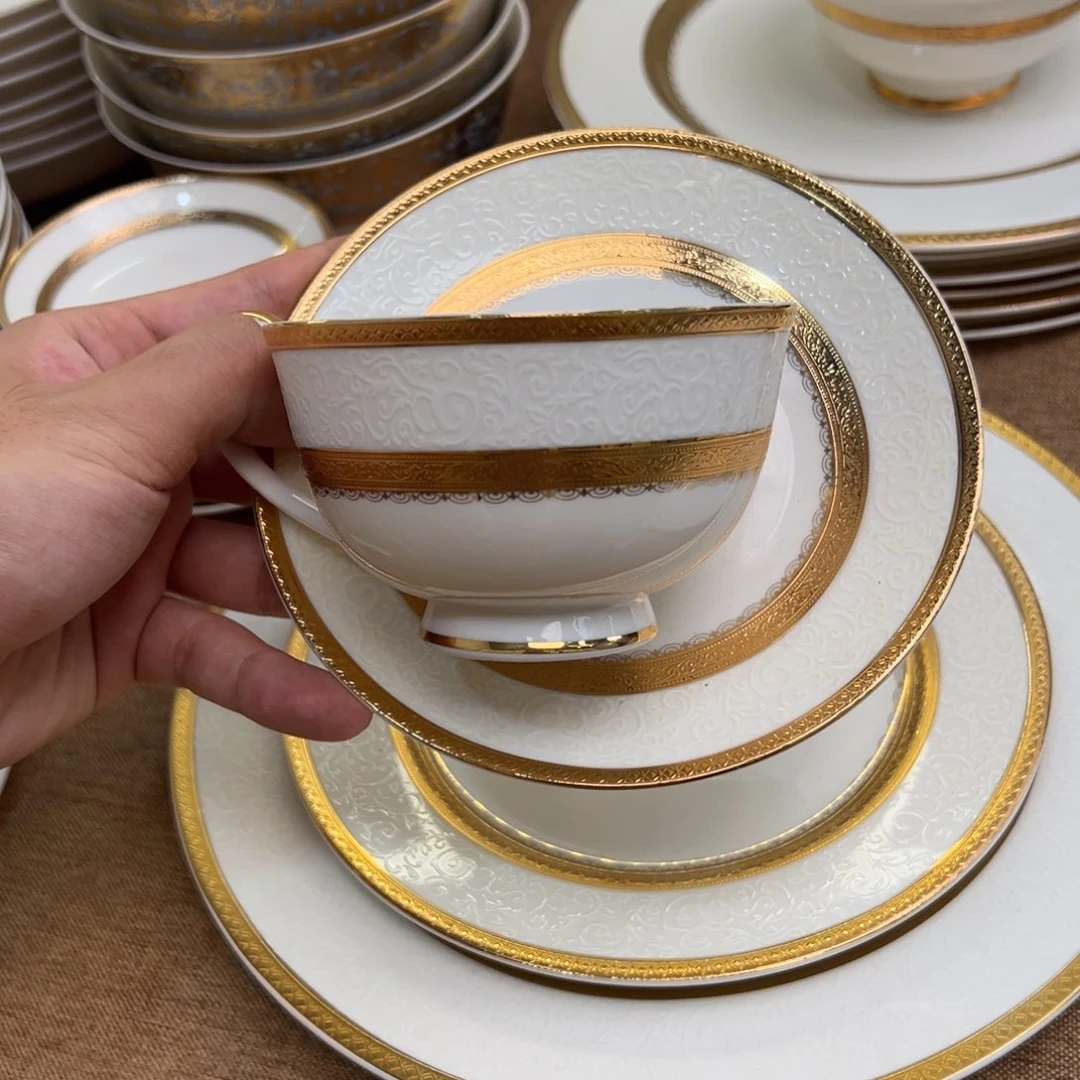 瓷片220cc咖啡杯碟一单一套