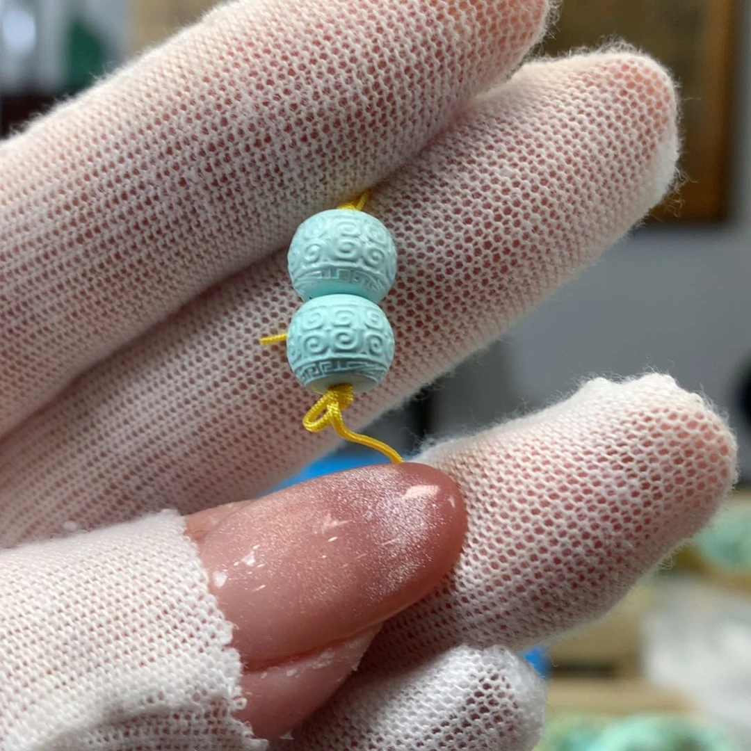 绿松石未镶嵌挂件