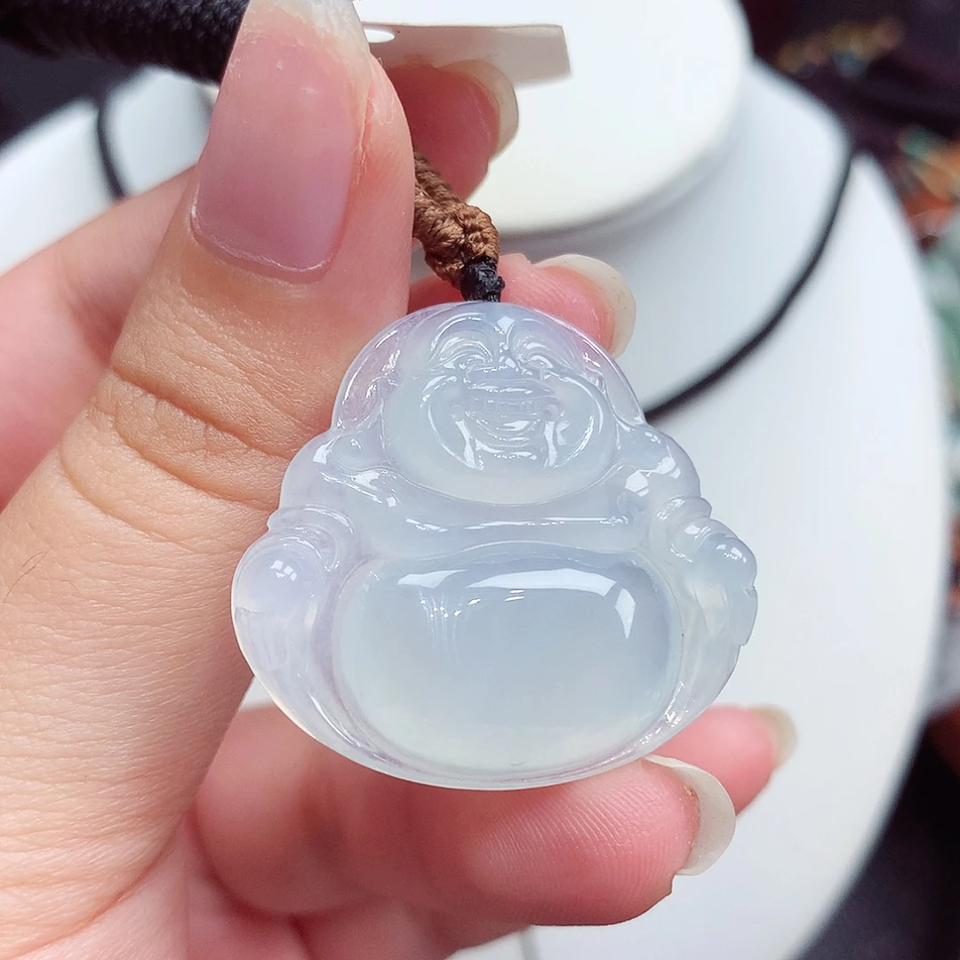 翡翠未镶嵌颈饰翡翠50，29.6/32/6