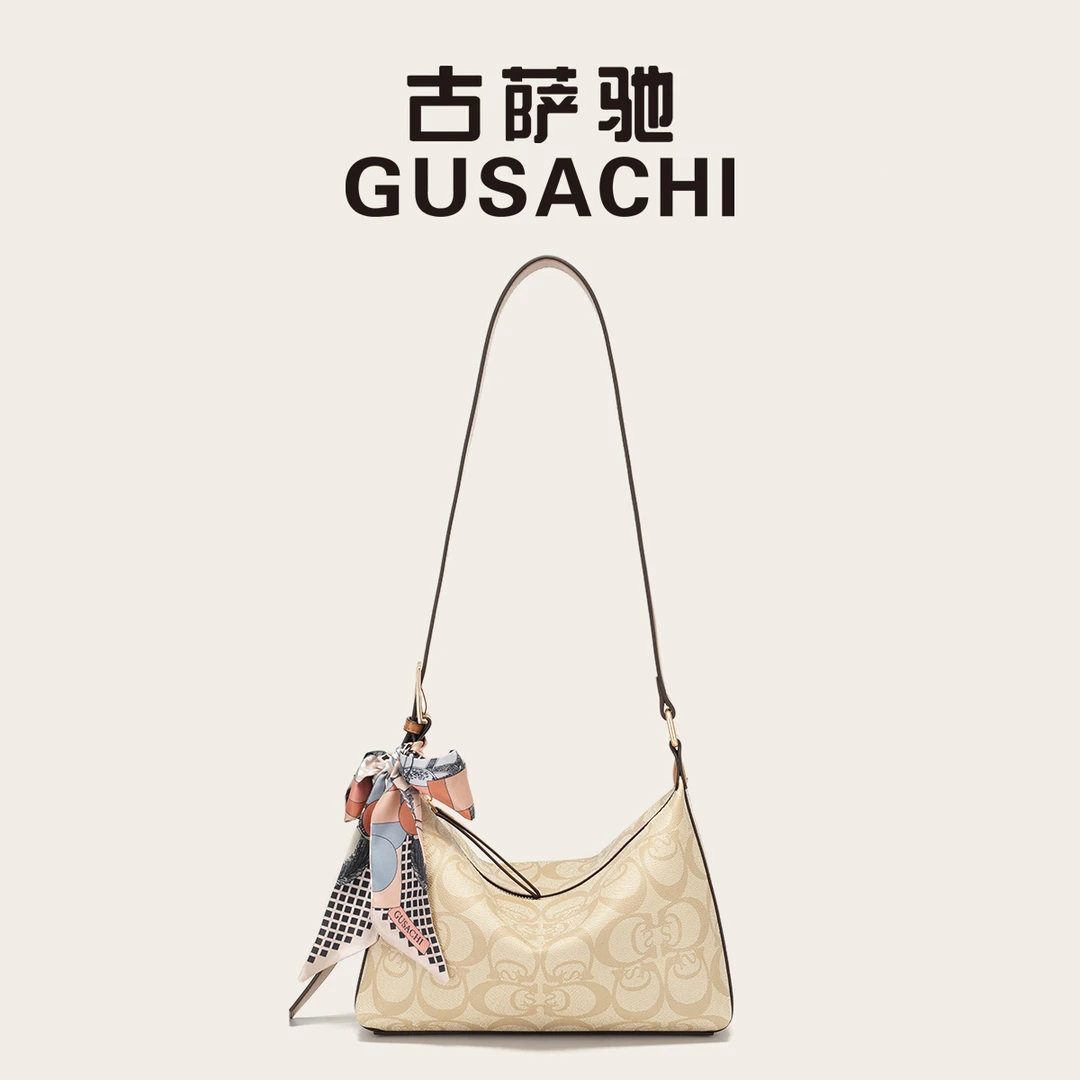 【乘风专属】GUSACHI/古萨驰经典百搭复古单肩包斜跨包BL8072