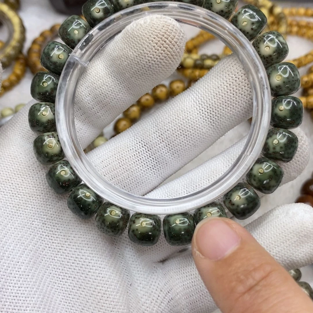 星月菩提吊坠海***门冰绿