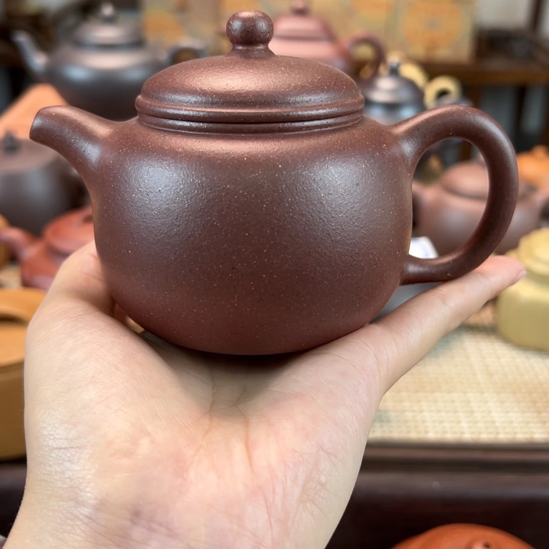 茶壶紫砂底槽清，生料，半手工制作