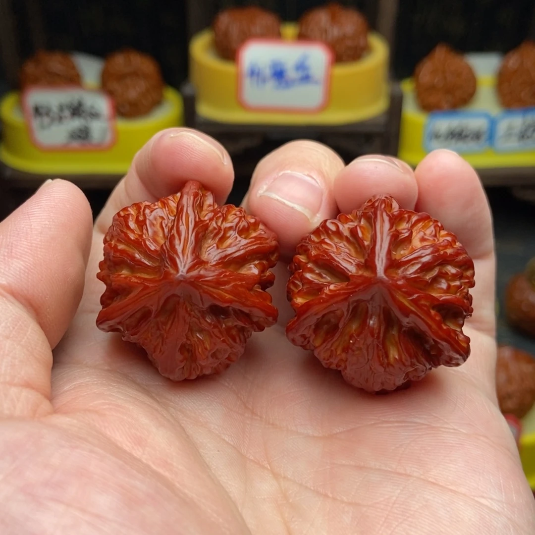 文玩核桃吊坠34御龙粗筋三棱