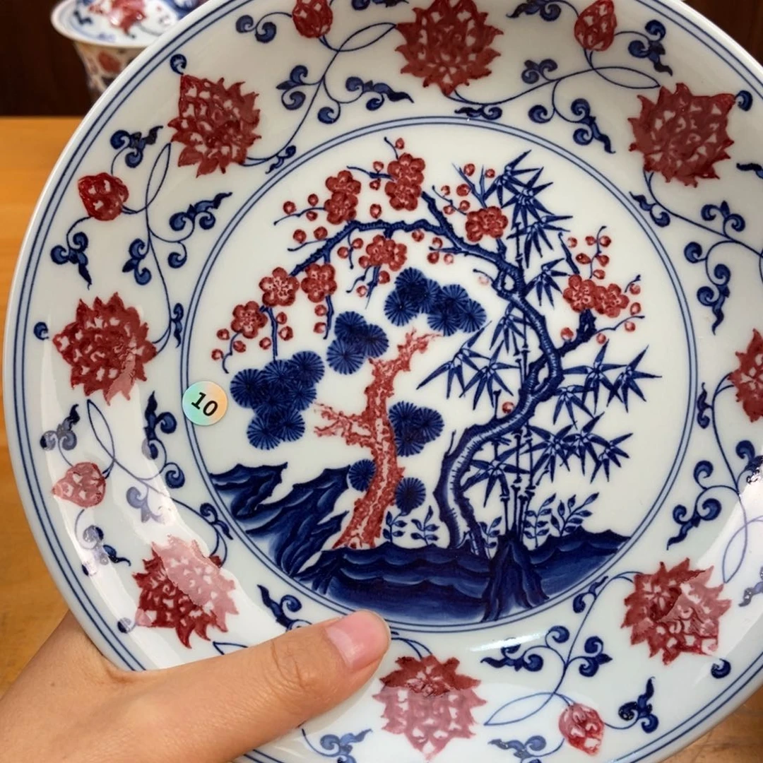 手绘现代茶具非古董