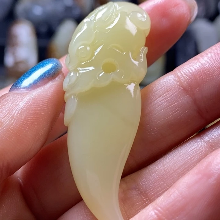 和田玉未镶嵌挂件