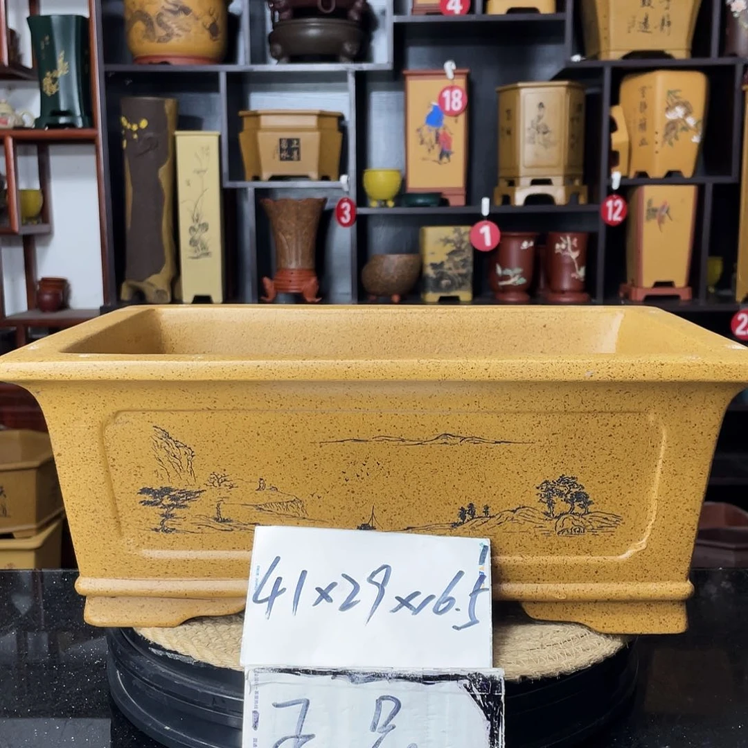 紫砂D-婉秋紫砂花盆