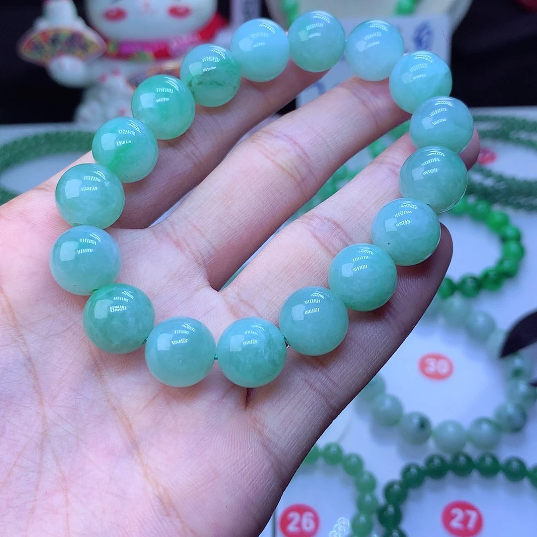 翡翠毛衣链未镶嵌