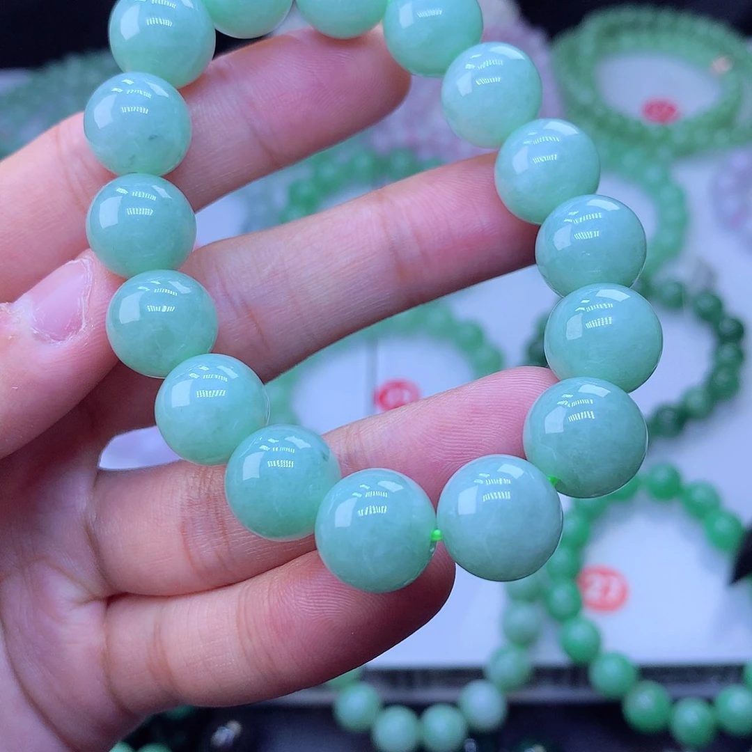 翡翠未镶嵌毛衣链